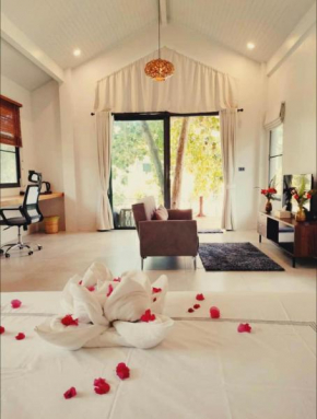 Tropical Crystal Villa with Terrace Kitchen